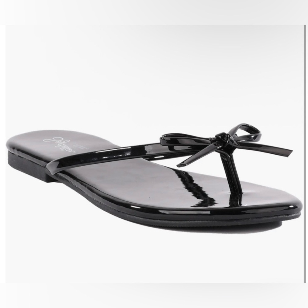 Seychelle black bow Women's Sandals size 9